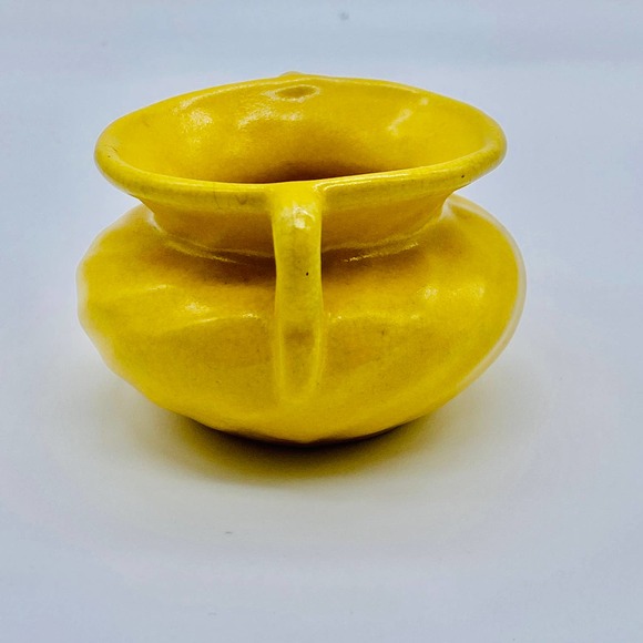 Vintage Demitasse Yellow Stangl Pottery Open Sugar See Description - Picture 3 of 10